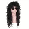 Halloween Mais Vendido Popular Europeu e Americano Punk Rock Perucas Masculinas Seda de Alta Temperatura Fibra Química Cobertura para a Cabeça Atacado