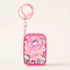 Llavero Giratorio Creativo de Dibujos Animados Sanrio Lindo Kuromi Gato Kt Juguete Divertido Colgante para Bolso de Pareja