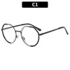 Moda Europea y Americana Retro Nuevo Marco de Gafas Anti Luz Azul Literario Elegante Versátil Adelgazante Espejo Plano Tendencia Marco de Gafas