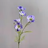 Flores de cosmos artificiales de 6 cabezas, ramo fresco y elegante para decoración del hogar, diseño de interiores, accesorios de boda, transfronterizo