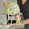 [En Stock] Nuevo Producto Cubo de Abrazo con Lazo Mediano Caja de Regalo con Flores Preservadas
