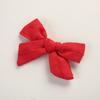 Pinza para el pelo de niños de comercio exterior europeo y americano, tela de algodón jacquard hecha a mano, pinza lateral de lazo para niña, pinza para flequillo de princesa