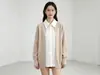 Camisa de Retazos Simple Estilo Coreano Tejido de Punto Falso de Dos Piezas Otoño/Invierno 2026 Nuevo Diseño de Tendencia Cárdigan de Manga Larga