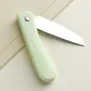 Cuchillo de cocina, simple y elegante, afilado, para frutas, plegable, portátil, pelador de melones y frutas, cuchillo multifuncional de cocina.