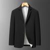 Terno casual masculino 2025 primavera e outono luz luxo negócios único oeste meia-idade e jovem único peito elegante terno fino-ajuste jaqueta