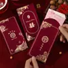 Sobre Rojo con el Carácter de Felicidad, Sobre Rojo para la Ceremonia de Bloqueo de Puerta de Boda, Sobre Rojo para Cambiar Títulos, Regalo de Boda para la Ceremonia de Recogida, Sobre Rojo para Regalo de Agradecimiento, Sobre Rojo para Recién Casados con Mil Yuan