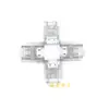 Tira de luz LED suave hebilla de cristal adaptador sin soldadura conector rápido 8mm2P 2835 monocromática