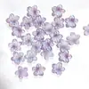 Flor de 5 pétalos grande de 21 mm, pétalos de vidrio, accesorios para joyería DIY hechos a mano, horquilla de estilo antiguo, materiales para tocado, venta al por mayor