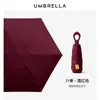 50% de descuento Paraguas de seis varillas con recubrimiento negro para sol y lluvia, sombrilla mini, paraguas con mango de anillo, paraguas compacto tipo cápsula, paraguas de bolsillo promocional