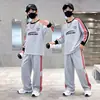 Sudadera Nueva de Cuello Redondo Estampada para Niños 2026, Top Holgado de Otoño, Conjunto Deportivo para Niños, Conjunto Casual de Dos Piezas