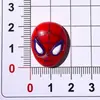 Máscara Escudo de Dibujos Animados Marvel Superman Spider-Man Accesorios de Resina Pegamento en Crema DIY Funda para Teléfono Caja de Papelería Pegatinas