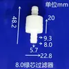 Mangueira Flexível Tipo Agulha Borboleta Aço Inoxidável Filme Plástico Troca de Pele Dermashe Instrumento Água e Luz Beleza Conta-gotas Irrigação Filtro Gás-Líquido