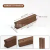 Manija de Madera para Puerta de Gabinete Cajón Gabinete Madera Maciza Color Natural Madera Estilo Moderno Minimalista Nórdico Japonés Armario Manija Larga