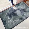 Alfombra Moderna Simple de Nivel de Entrada para Dormitorio, Tapete Antideslizante para Pies, Cocina, Baño, Puerta, Absorbente, de Secado Rápido, Antideslizante y Seguro