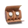Nueva Caja de Reloj Elegante Caja de Almacenamiento de Relojes a Prueba de Polvo Cuero PU Reloj Famoso Caja de Relojes Multiposición Reloj Mecánico Bolsa para Reloj