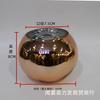 Comercio electrónico transfronterizo, candelabro de cristal con forma de bola pequeña con punto dorado, vela de incienso casera, taza vacía, adornos pequeños personalizados