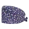 Gorro de Trabajo para Clínica Transfronteriza, Gorro Quirúrgico de Copa Redonda, Gorro sin Visera para Personal Médico, Gorro con Amarre Trasero, Gorro Protector