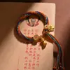 Pulsera estilo Tíbet con Hilo Rojo de Reencarnación, Cuerda Tejida a Mano con Mantra de Seis Sílabas, Pulsera de Cuerda Multicolor Hecha a Mano del Año del Zodiaco Estilo Étnico