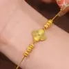 Colar com Pingente Flor de Quatro Folhas Fuqi Popular Nova Moda e Generoso Elegante Joias de Celebridade da Internet Corrente para Clavícula Ornamentos Personalizados Tendência