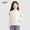 Camada Base Feminina Little Fite 26 Outono/Inverno Novo Estilo M/G Infantil Roupa Íntima Quente Top Camiseta Fashion de Manga Longa Infantil