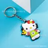 En Stock Fabricante Kt Gato Llavero Colgante Parche Adhesivo Decoración de Llavero Pequeño Regalo Artículos de Regalo al por Mayor..