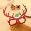 Gafas de Marco Navideño para Niños de Ciervo Disfraz Navideño Gafas con Cuernos de Reno Fabricante Mayorista de Accesorios para la Cabeza Navideños