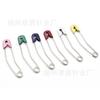 Atacado Bulk Color Banana Shape Safety Pin Duplo Seguro Metal Pin Crianças Pin para Roupas Hangtag