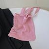 Bolso de Punto Simple y Versátil, Bolso de Mano, Bolso de Hombro de Alta Gama para Mujer, Bolso Tejido, Bolso Calado, Bolso Tote de Gran Capacidad