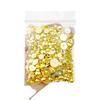 20g ABS misturado galvanoplastia imitação pérola 2-10mm ouro meia face contas nail art contas semicírculo pérola contas de plástico