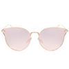Gafas de Sol Estilo Flecha Retro Europeas y Americanas Jamie S1884, Gafas Planas de Metal, Gafas Versátiles para Selfies