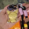 Concha de Agua Oro Puro 999 Kuromi Kt Hello Kitty Dibujo Animado Lindo Llavero de Oro Colgante para Bolso Personalizable con Tu Diseño