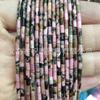 Cuentas de tubo de 4*2 mm, cuentas cilíndricas largas, accesorios para joyería, pulsera DIY, cuentas espaciadoras de tubo recto, productos semiacabados