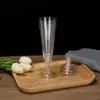 Vaso Desechable de Plástico para Helado Vaso para Cóctel Vaso para Vino Tinto Vaso Alto para Postre Vaso para Champagne Hotel