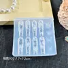 Molde Popular de Flor de Alta Transparência para Decoração de Unhas DIY Phalaenopsis Lótus Decoração de Unhas Lírio-do-vale Molde de Decoração para Unhas