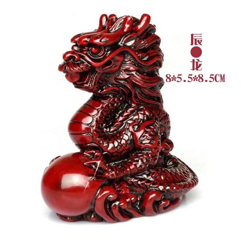 3寸仿红木十二生肖