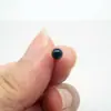 Pernas de Coluna Reta para Exportação de 4mm com Olhos Pretos Integrais para Bonecas Artesanais, Ursos de Pelúcia, Acessórios DIY, Enfeites de Olhos para Artesanato de Alta Qualidade