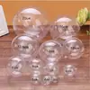 Decoración de Plástico Arreglo de Bola de Boda Bola Mall-Langer Venta al Por Mayor Acrílico Hueco Fábrica Bola CM 1002 Transparente