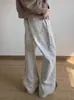 Jeans para Hombre con Efecto Bigote 3D y Dobladillo Curvo, Nuevos Pantalones Cleanfit Verano 2026, Pantalones Largos Sueltos de Pierna Ancha Tendencia