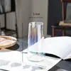 Vaso de Vidro Estilo Ins Escandinavo Popular Transparente Hidropônico High-End Simples Criativo Arranjo de Flores para Sala de Estar Decoração de Mesa