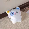 Lindo Peluche de Gato Tricolor Arcoíris, Colgante de Muñeca Gato Flor, Muñeca para Mejor Amigo, Adorno para Bolsa al por Mayor