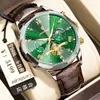 Poedagar/Marca Suiza 938 Multifuncional Nuevo Reloj para Hombre Impermeable Moda Reloj de Cuarzo