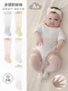 Calcetines de Bebé Verano Malla Niño Pequeño Bebé Longitud Media Hasta la Rodilla Calcetines de Algodón Calcetines de Bebé Hasta la Rodilla Estilo Verano Delgado
