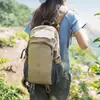 Mochila de senderismo para exteriores para hombres y mujeres, mochila de viaje ligera, gran capacidad, resistente al agua, mochila deportiva para senderismo, diseño moderno