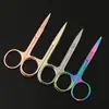 Tijeras para Cejas de Acero Inoxidable, Tijeras para Recortar Cejas, Tijeras de Belleza, Herramientas de Belleza, Tijeras para Maquillaje, Tijeras para Cejas, Tijeras Pequeñas, Tijeras para Recortar Cejas