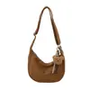 Yuezhi 2026 outono precoce nova bolsa de camurça versátil elegante simples para mulheres bolsa de ombro de camurça elegante