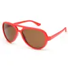 Gafas de Sol de Moda para Niños con Doble Puente Montura Ovalada Estilo Padre-Hijo Aviador Gafas Sapo Venta Directa de Fábrica de Gafas