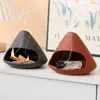 Fogãozinho Aromaterapia Monte Fuji Cedro Sálvia Madeira Sagrada Peruana Fogareiro de Cerâmica para Incenso Ornamentos de Atmosfera para Casa
