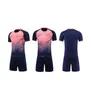 Traje de ropa de fútbol para hombre, ropa de equipo de juego, ropa deportiva de manga corta para adultos y niños, ropa de entrenamiento de verano de secado rápido para fútbol Z109