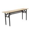 Mesa e Cadeira Dobráveis de Camada Dupla Mesa de Treinamento Mesa Longa Mesa de Conferência Mesa Longa para Alunos do Ensino Fundamental e Médio Aula de Reforço