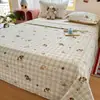 Juego de Sábanas para Cama Individual Infantil Pieza Única Engrosado Algodón Puro Todas las Estaciones Dormitorio Funda de Almohada Individual Juego de 3 Piezas Grado A para Maternidad e Infancia